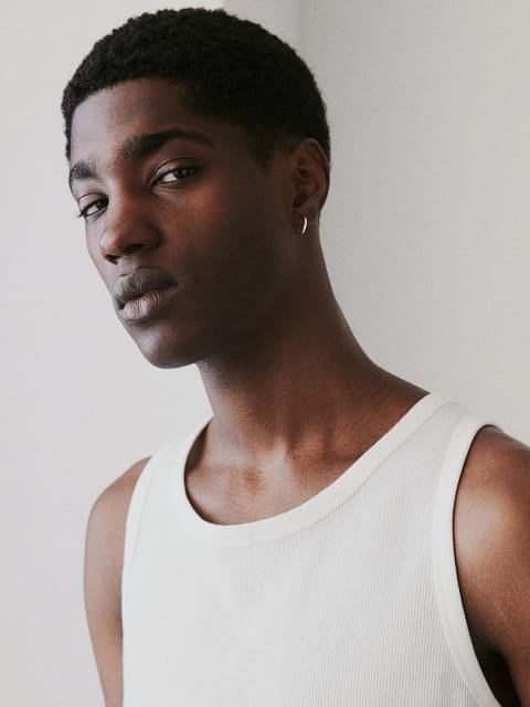 H&M 2-Pack Slim Fit Ribbed Vest Tops