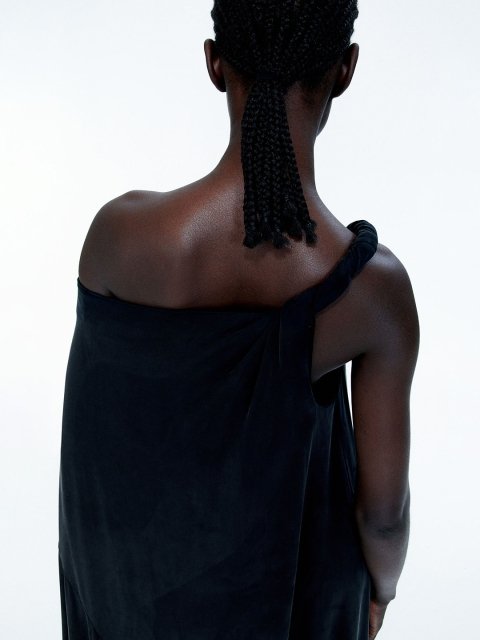 H&M Asymmetric Jersey Dress