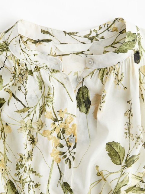 H&M Balloon-Sleeved Blouse