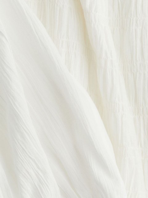 H&M Balloon Sleeves Smocked Tops