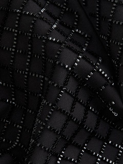 H&M Bead-Decorated Dress