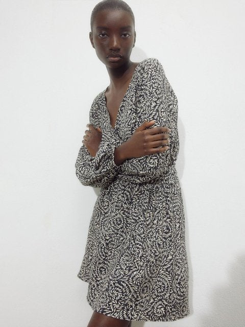 H&M Belted Wrap Dress