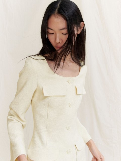 H&M Boucl Blazer Dress