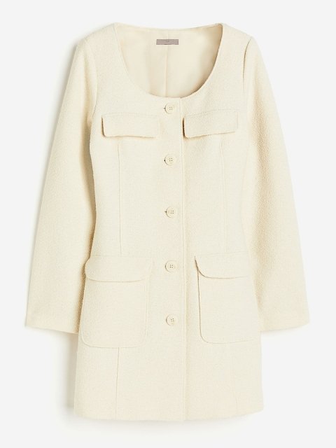 H&M Boucl Blazer Dress