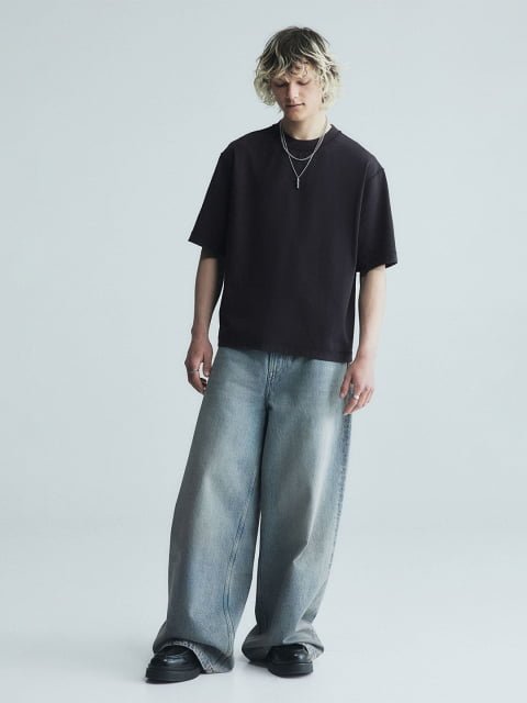 H&M Boxy Fit Washed T-shirt