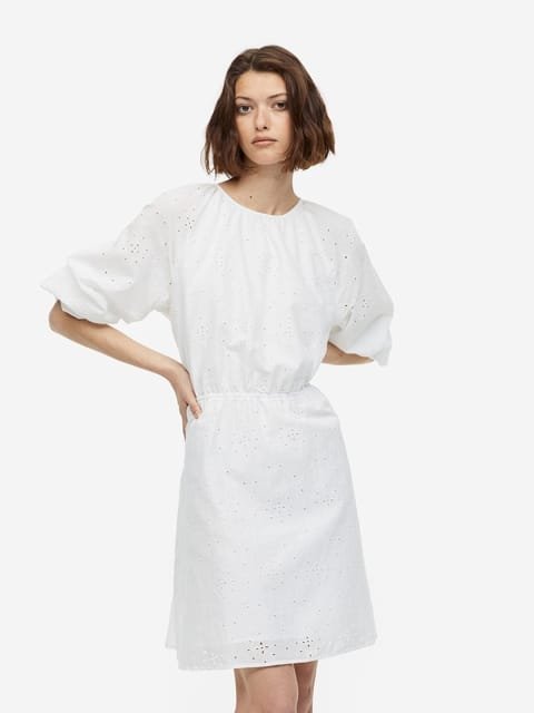 H&M Broderie Anglaise Dress