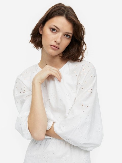H&M Broderie Anglaise Dress