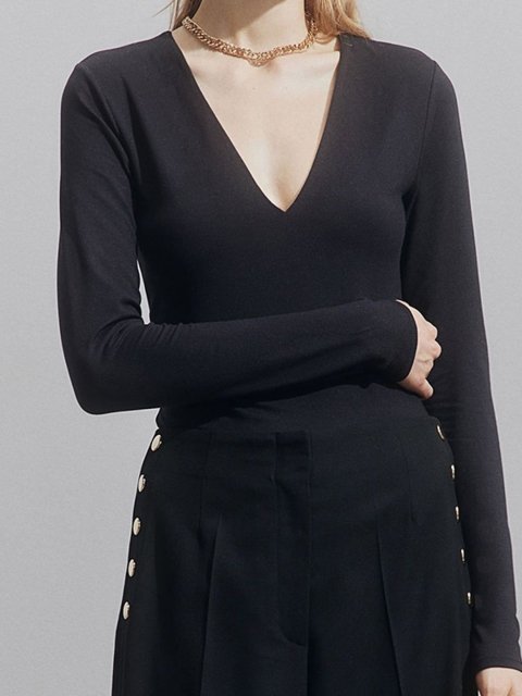 H&M Button-Details Trousers