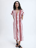 H&M Button-Front Crpe Dress