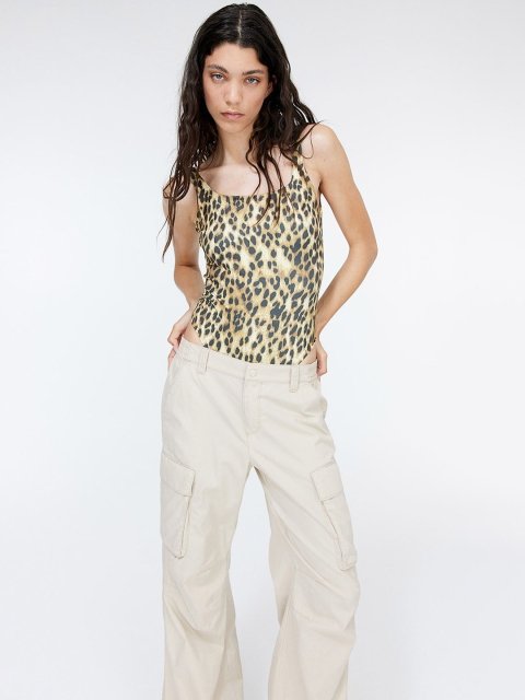 H&M Canvas Cargo Trousers