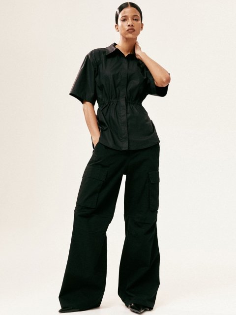 H&M Canvas Cargo Trousers