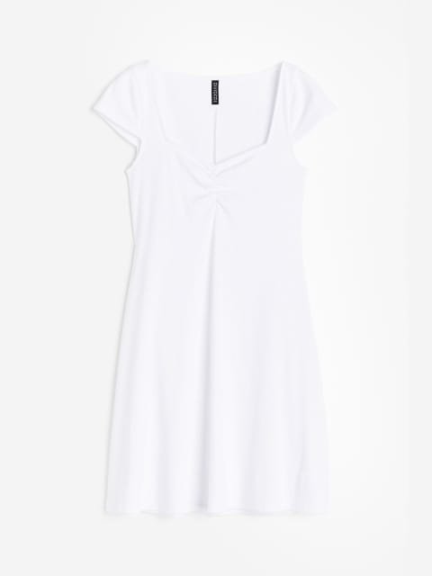 H&M Cap-Sleeved Jersey Dress