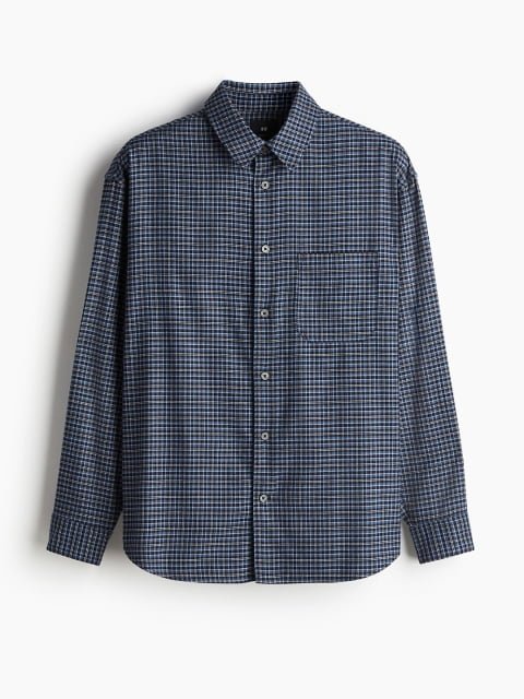 H&M Checked Loose Fit Shirts