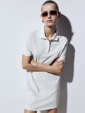 H&M Collared Cotton Pique Dress