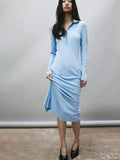 H&M Collared Jersey Dress