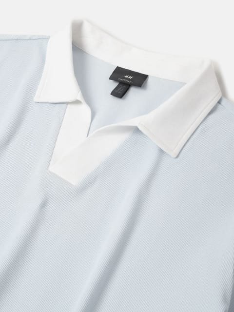 H&M Contrast Collar Polo T-Shirt