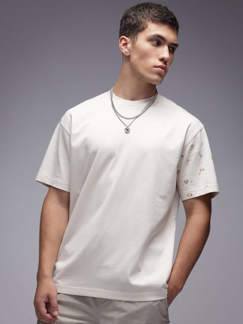 H&M Cotton 3D Graphic Printed T-shirt
