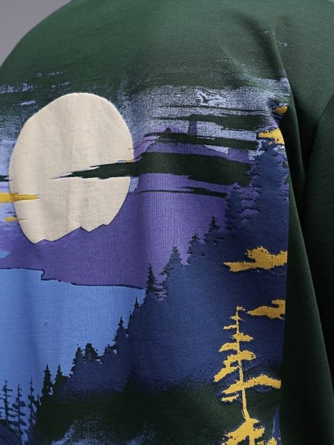 H&M Cotton 3D Graphic Printed T-shirt