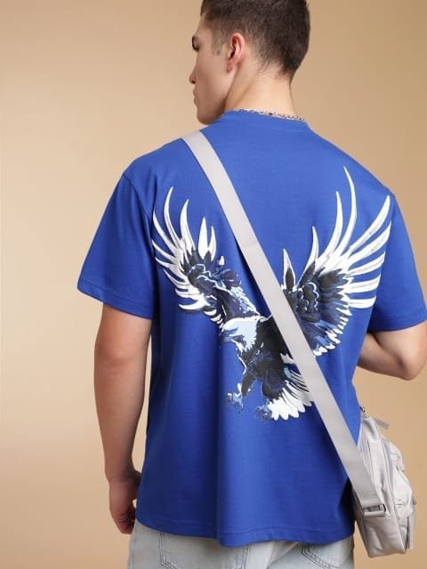 H&M Cotton 3D Graphic Printed T-Shirt