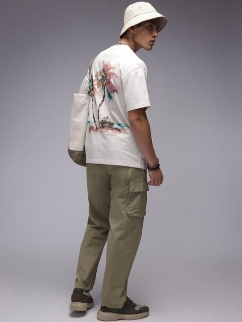 H&M Cotton 3D Graphic Printed T-Shirt