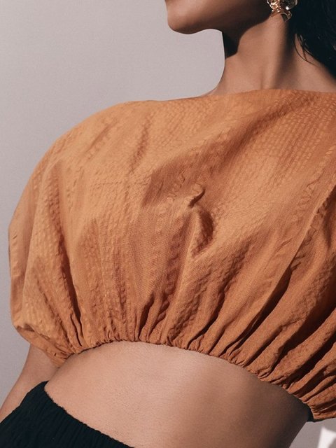 H&M Cotton Crop Top