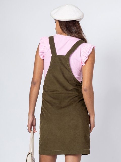 H&M Cotton Pinafore Corduroy Dress