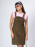 H&M Cotton Pinafore Corduroy Dress