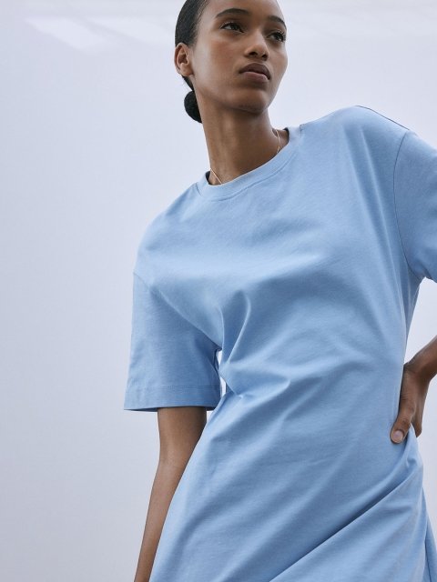 H&M Cotton Waisted T-shirt Dress