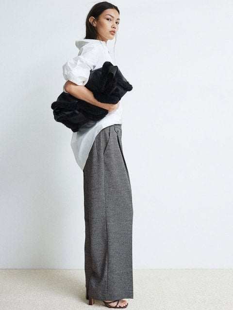 H&M Crease-Leg Trousers