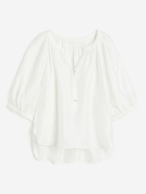 H&M Crinkled Blouse