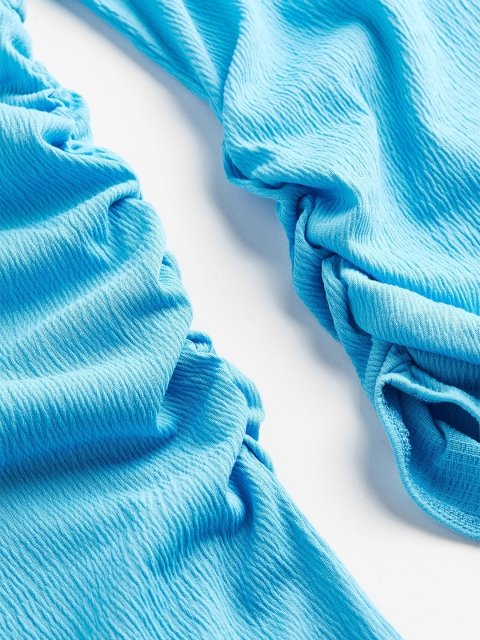 H&M Crinkled Gathered Dress