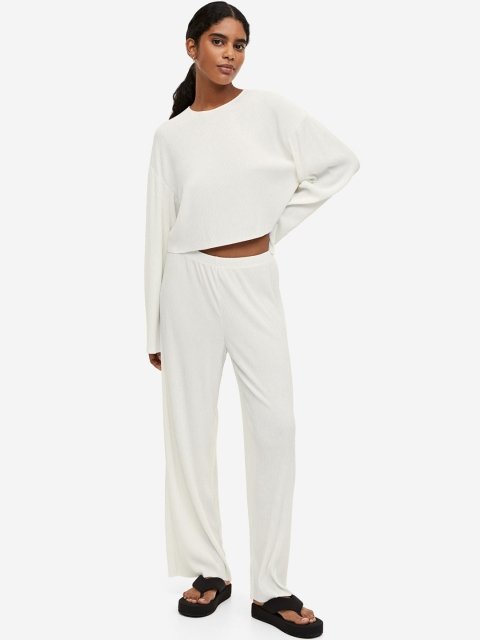 H&M Crinkled Trousers