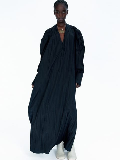 H&M Crinkled Tunic Dress