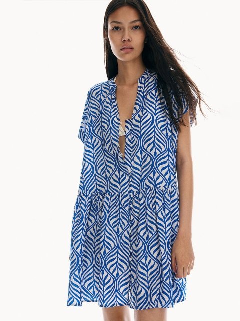 H&M Crinkled Tunic Dress