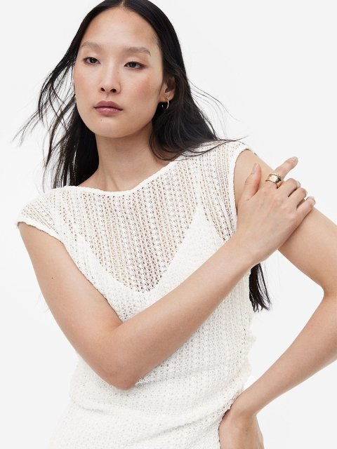H&M Crochet-Look Dress