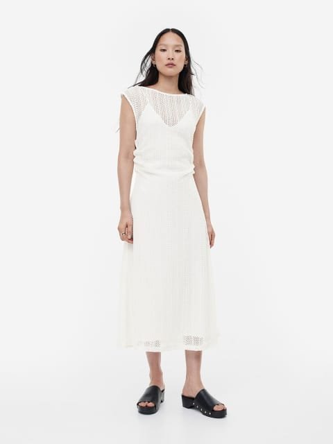 H&M Crochet-Look Dress