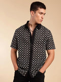 H&M Crochet Short Sleeve Shirt