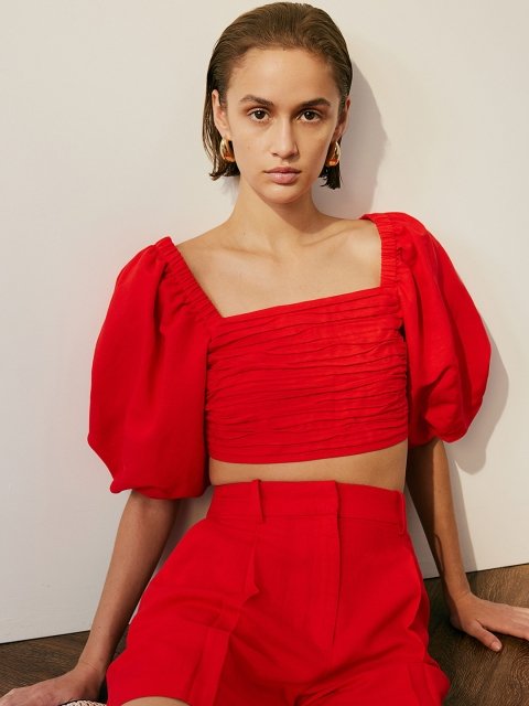 H&M Cropped Blouse