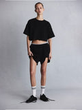 H&M Cropped Short Sleeved Sweatshirt