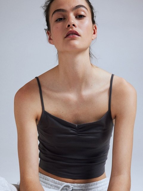 H&M Cropped Strappy Top