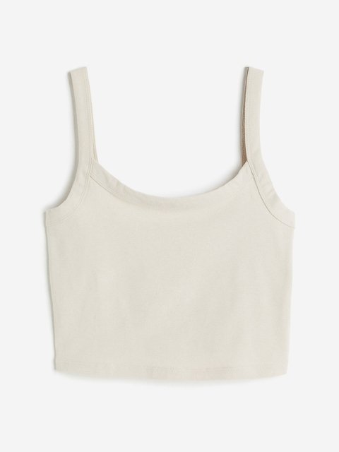 H&M Cropped Strappy Top