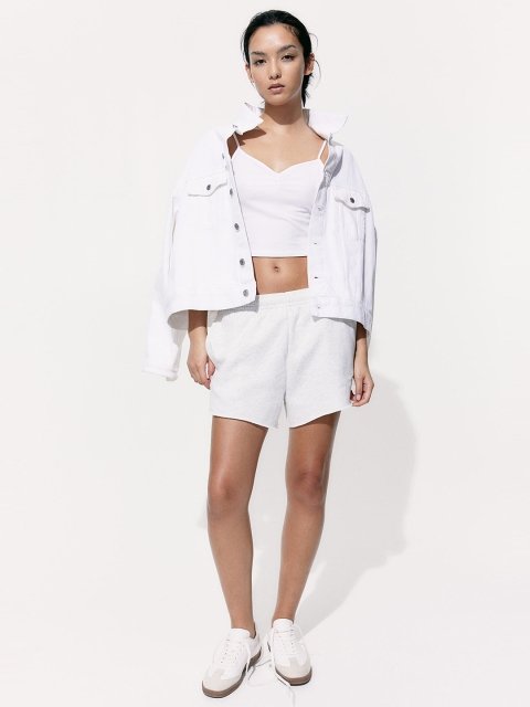 H&M Cropped Strappy Top