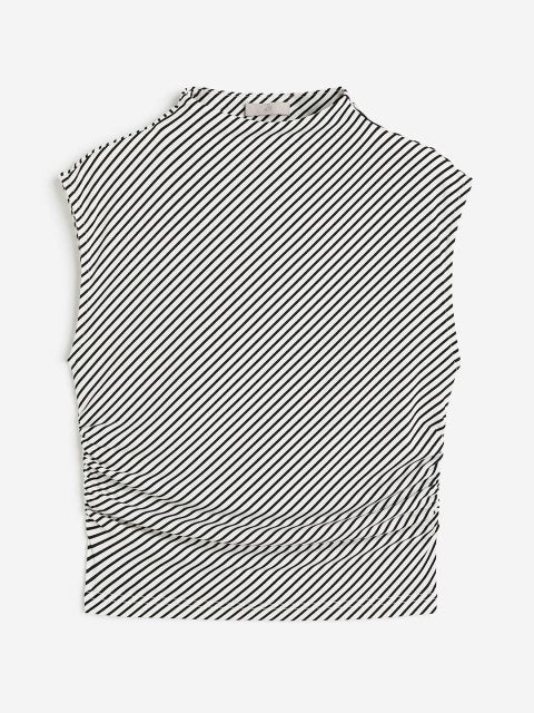 H&M Cropped Turtle Neck Top