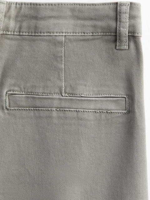 H&M Cropped Twill Trousers