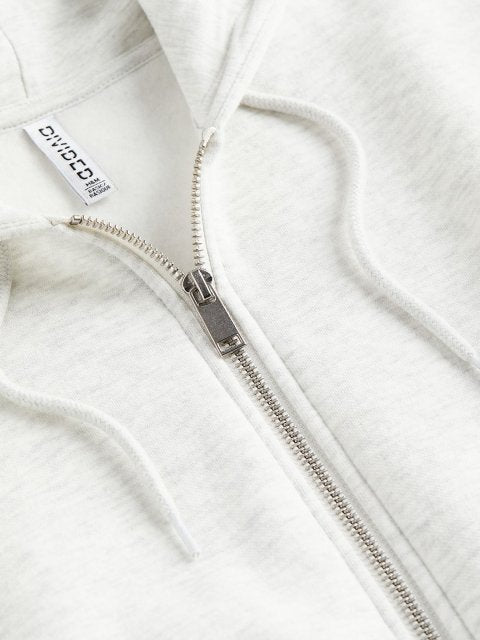 H&M Cropped Zip-Through Hoodie