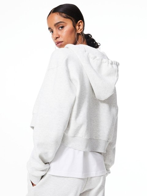 H&M Cropped Zip-Through Hoodie