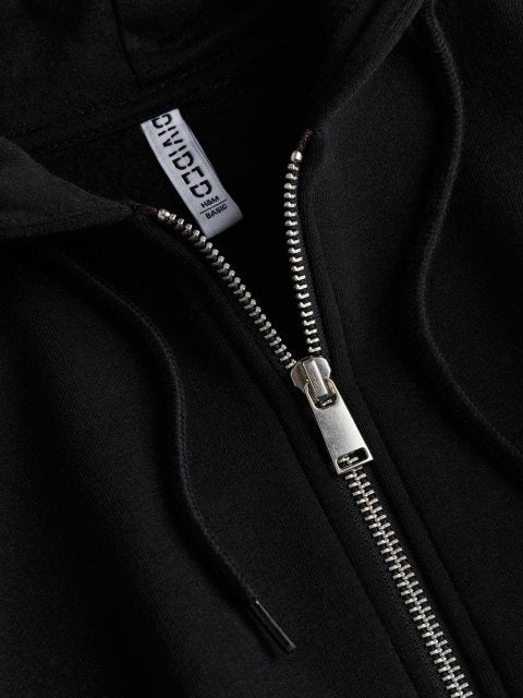 H&M Cropped Zip-Through Hoodie