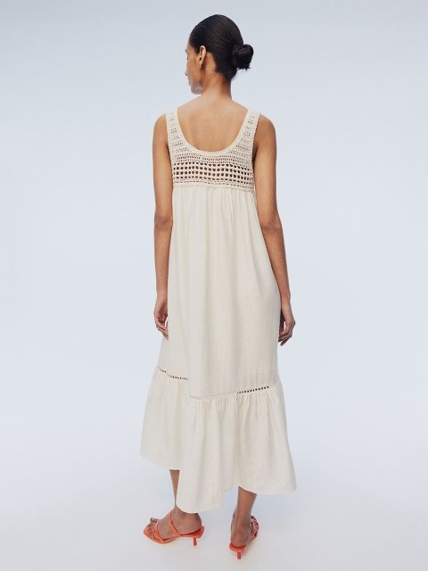 H&M Crpe Maxi Dress
