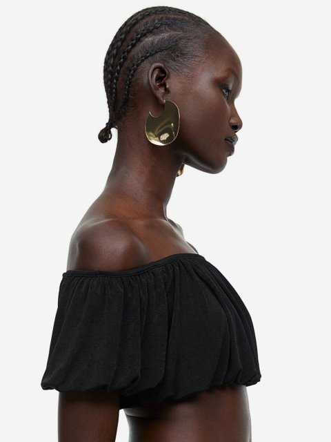 H&M Draped Crop Top
