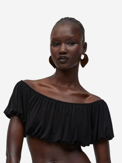 H&M Draped Crop Top